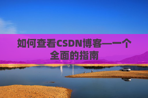 如何查看CSDN博客—一个全面的指南